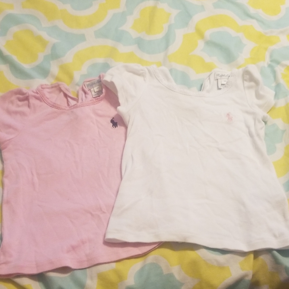 Two 18M Ralph Lauren Tees